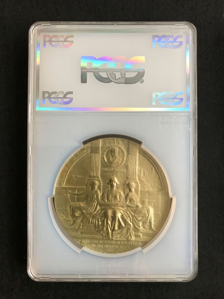 Hudson Fulton Celebration Medal  coin collectible - Main Image 2