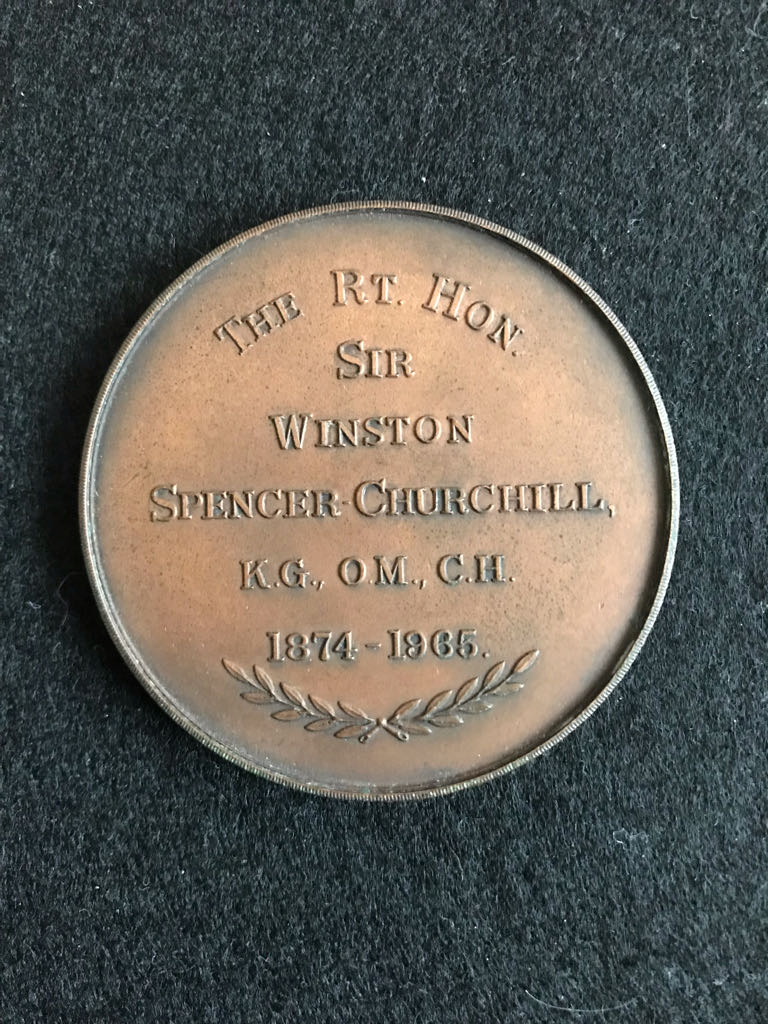 Winston Churchill Memorial Medal  coin collectible - Main Image 2