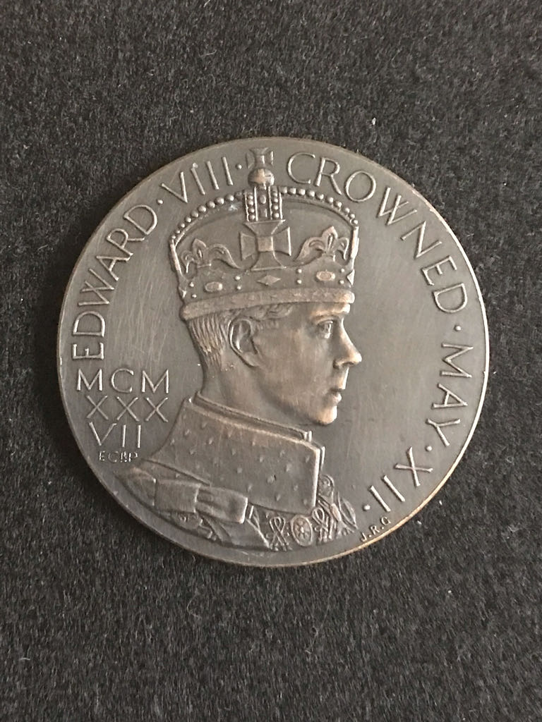 Edward VIII Coronation Medal  coin collectible - Main Image 2