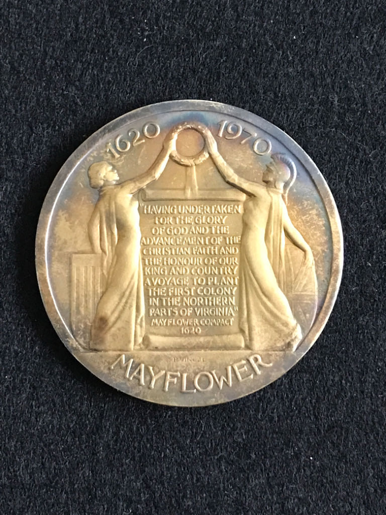 350th Anniversary Of The Mayflower And The Pilgrim Fathers  coin collectible - Main Image 2