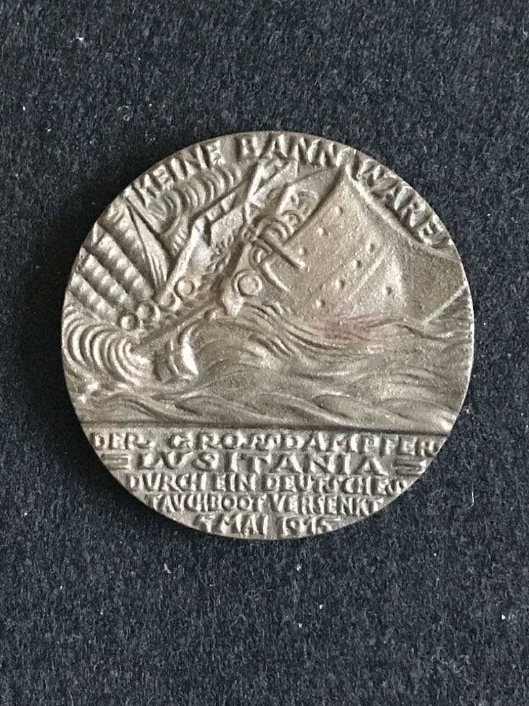RMS Lusitania Medal  coin collectible - Main Image 2