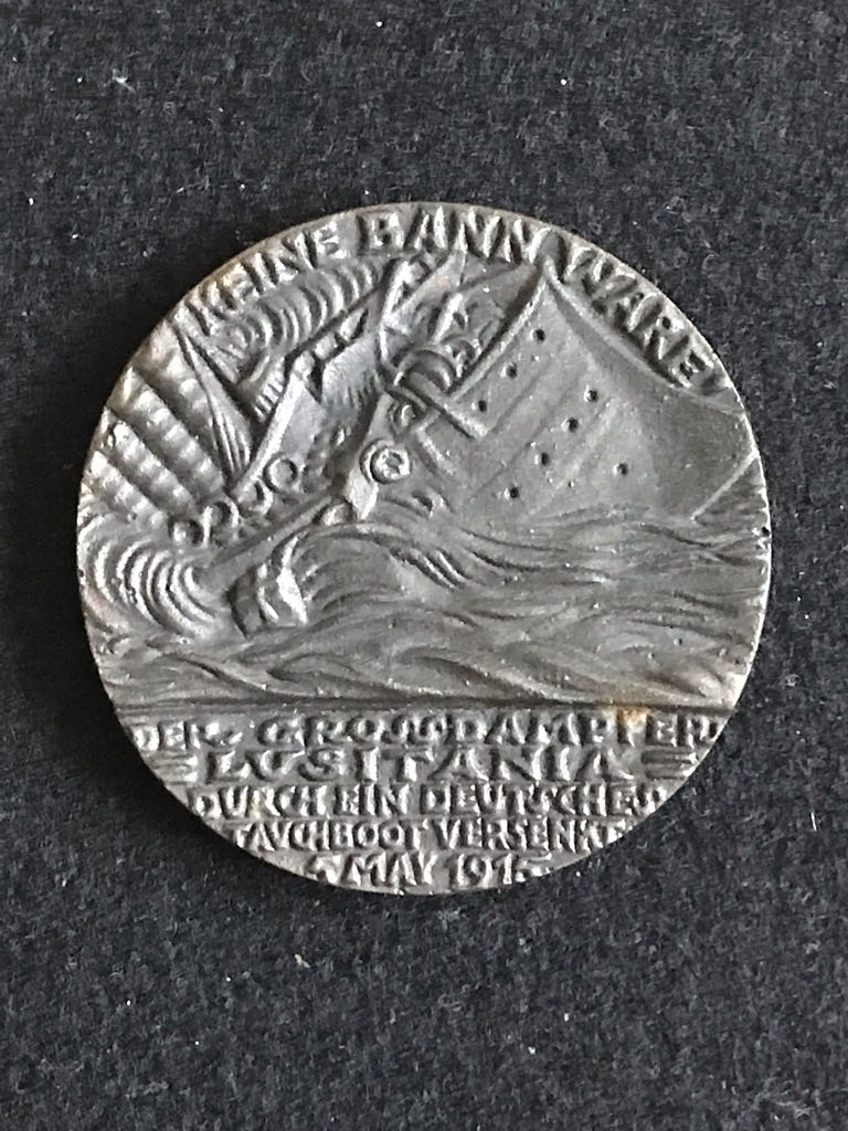 RMS Lusitania Medal  coin collectible - Main Image 2