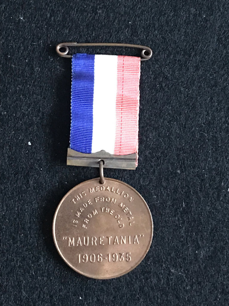 RMS Mauretania Medal  coin collectible - Main Image 2