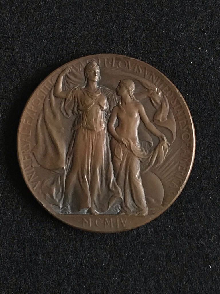 Louisiana Purchase Exposition - Bronze Prize Medal  coin collectible - Main Image 2
