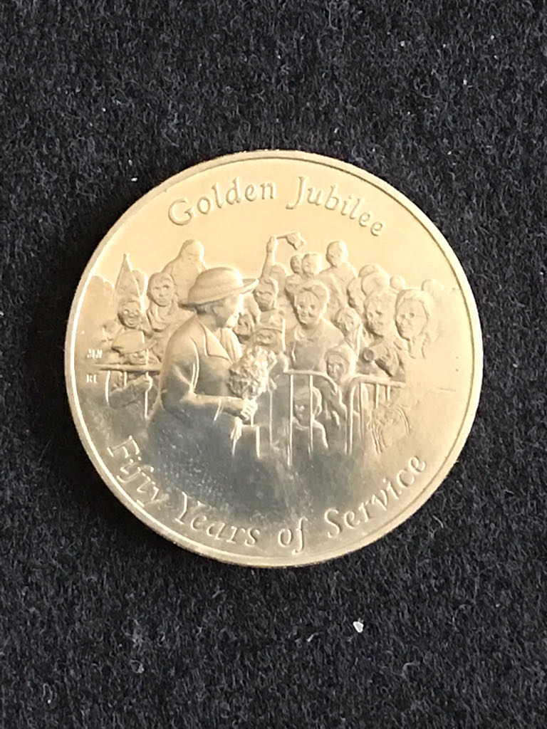 Queen’s Golden Jubilee Commemorative Medal, The  coin collectible - Main Image 2