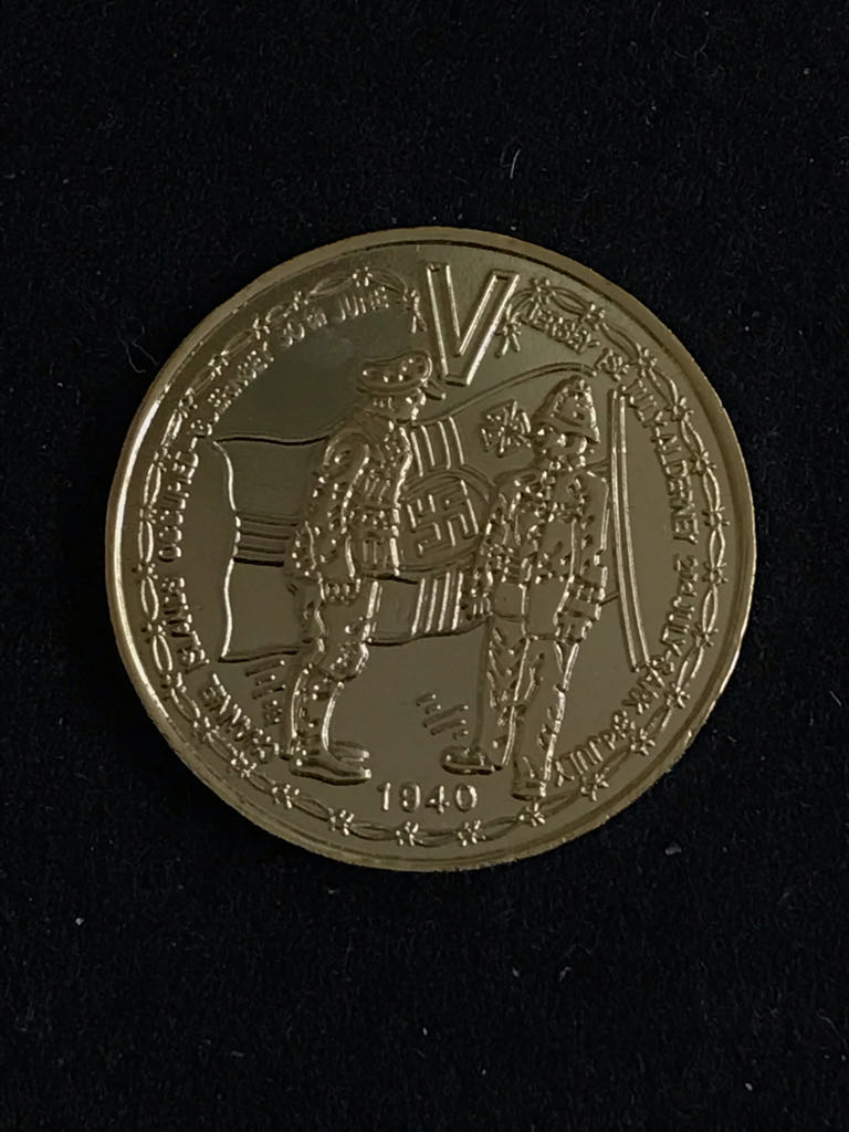 Channel Islands 50th Anniversary Liberation Medal  coin collectible - Main Image 2