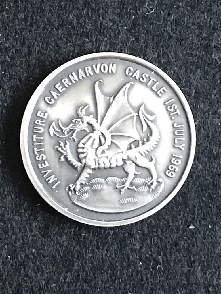 HRH Charles Prince Of Wales Investiture Medal  coin collectible - Main Image 2