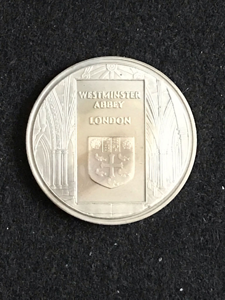 Westminster Abbey, London Medal  coin collectible - Main Image 2