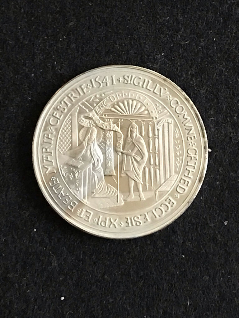 Chester Cathedral Medal  coin collectible - Main Image 2