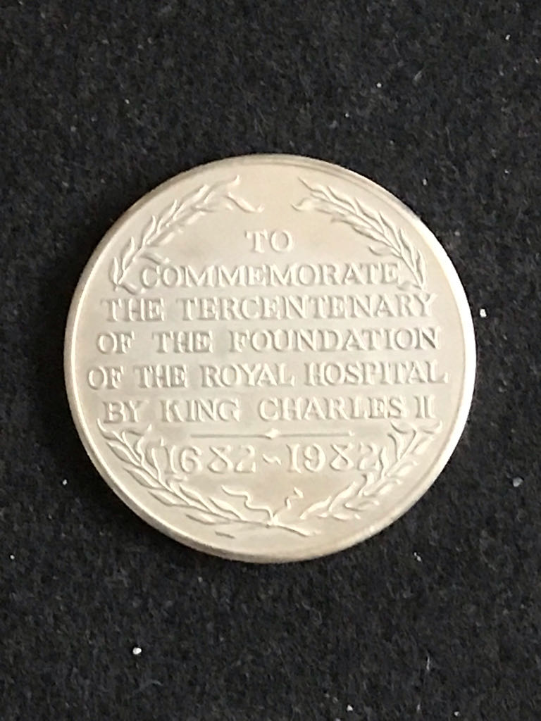 Tercentenary Of The Royal Hospital Chelsea Medal  coin collectible - Main Image 2