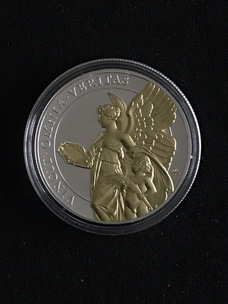 South Africa. 1 Rand 2022 Krugerrand, Obscura SPACE PLATINUM RED Schwarzplatin Weltneuheit, 1 Oz