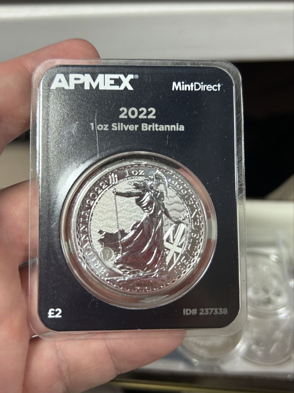 Britannia £2 Silver Bullion (2022)  coin collectible - Main Image 3