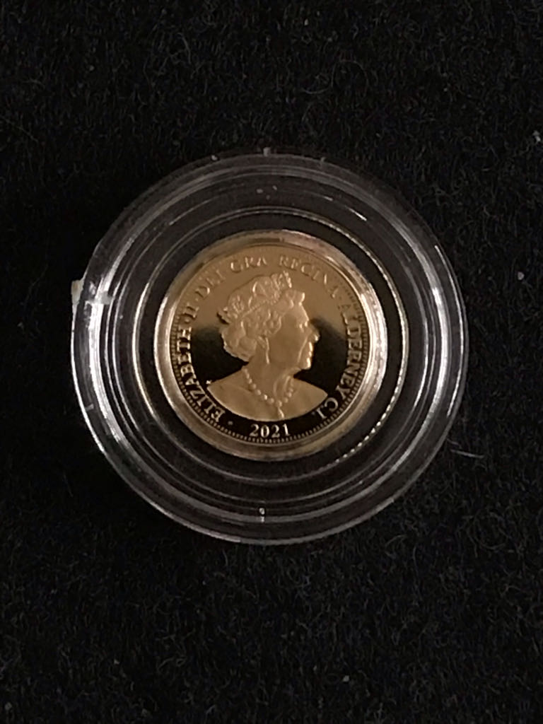 May God Direct My Steps One-Eighth Sovereign  coin collectible - Main Image 2