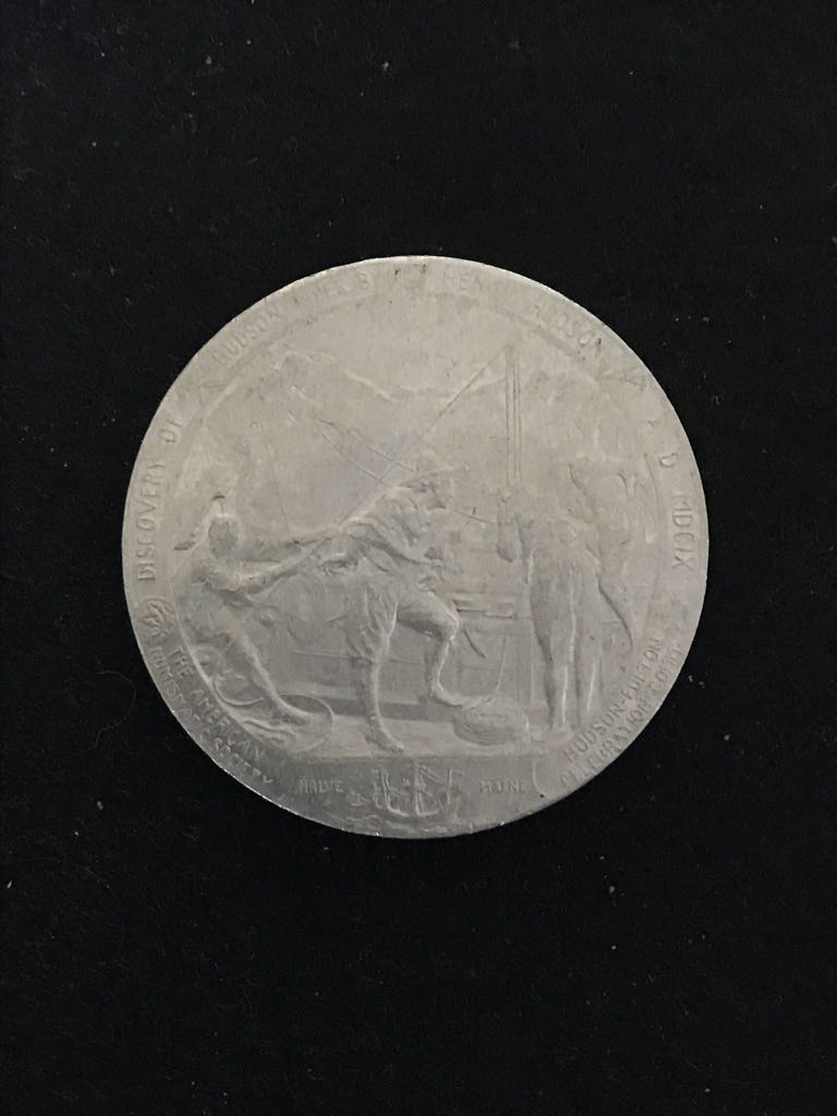 Hudson Fulton Celebration Medal  coin collectible - Main Image 2