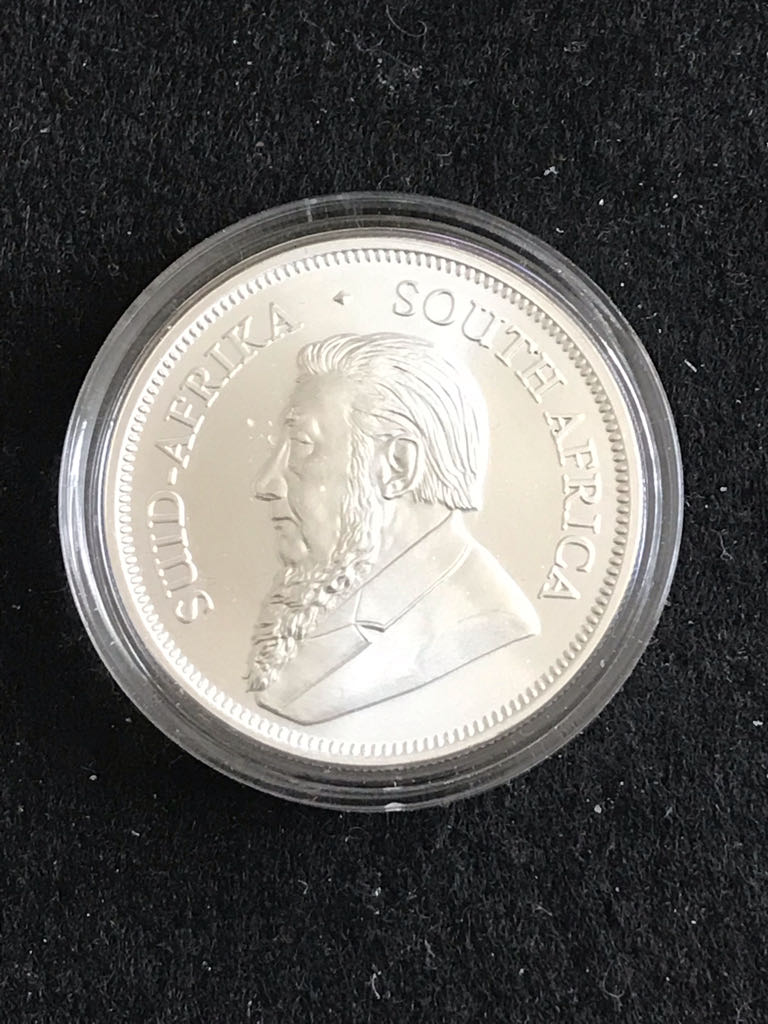 Silver Krugerrand  coin collectible - Main Image 2