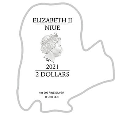 Niue 2021 Minion Coin Series ”MINION STUART” - 1 Oz Silver Coin  coin collectible - Main Image 2