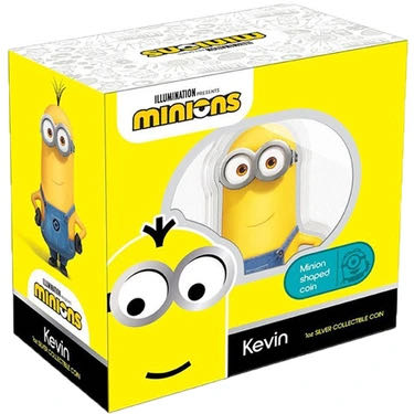 Niue 2021 Minion Coin Series ”MINION KEVIN” - 1 Oz Silver Coin  coin collectible - Main Image 3