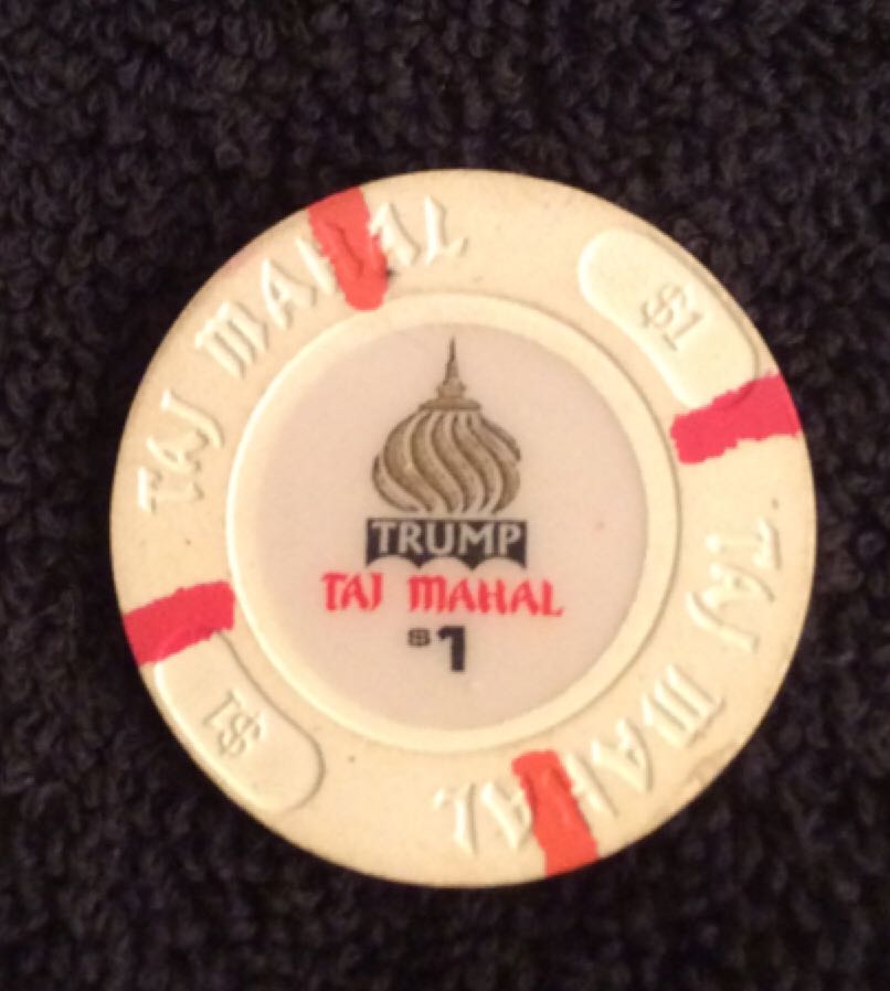 Trump Taj Mahal AC $1 Casino Chip  coin collectible - Main Image 2