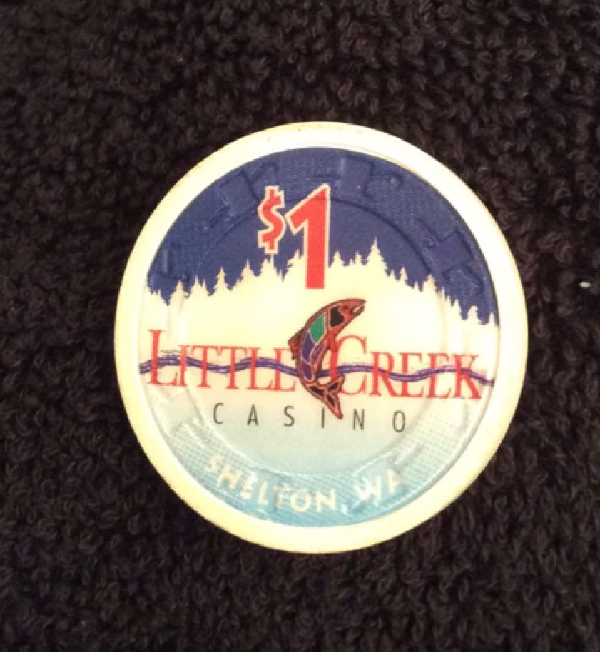 Little Creek Shelton, WA $1 Casino Chip  coin collectible - Main Image 2