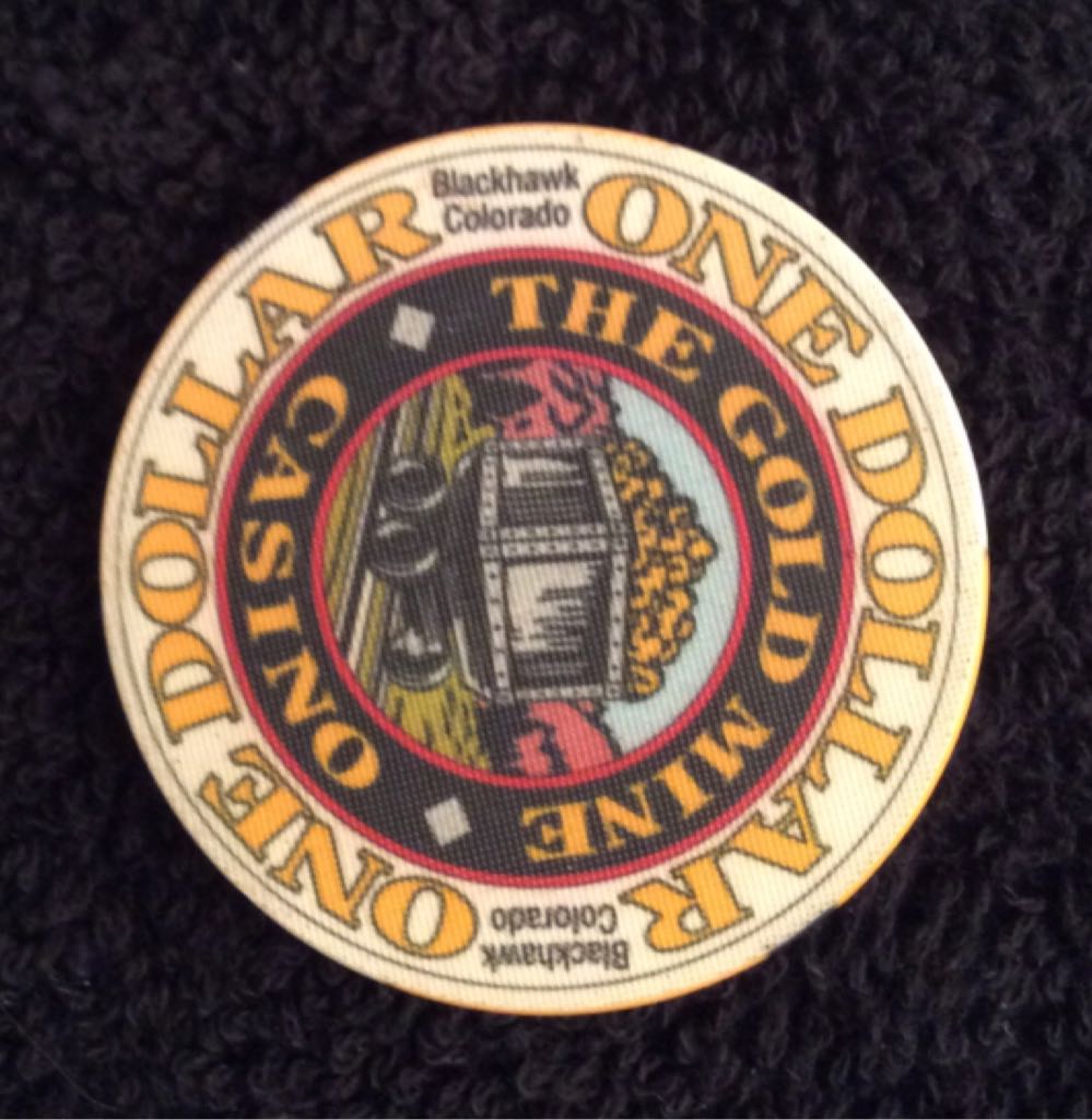 The Gold Mine Blackhawk, CO $1 Casino Chip  coin collectible - Main Image 2