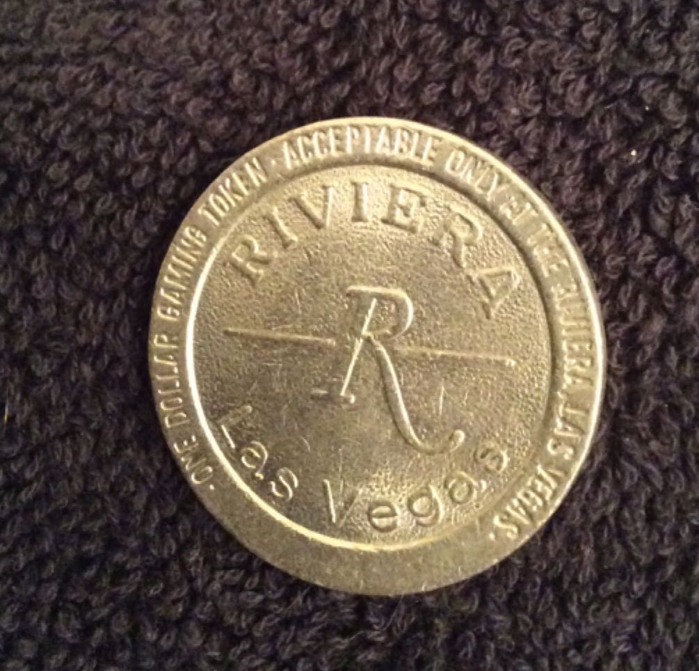 Riviera LV $1 Gaming Token  coin collectible - Main Image 2