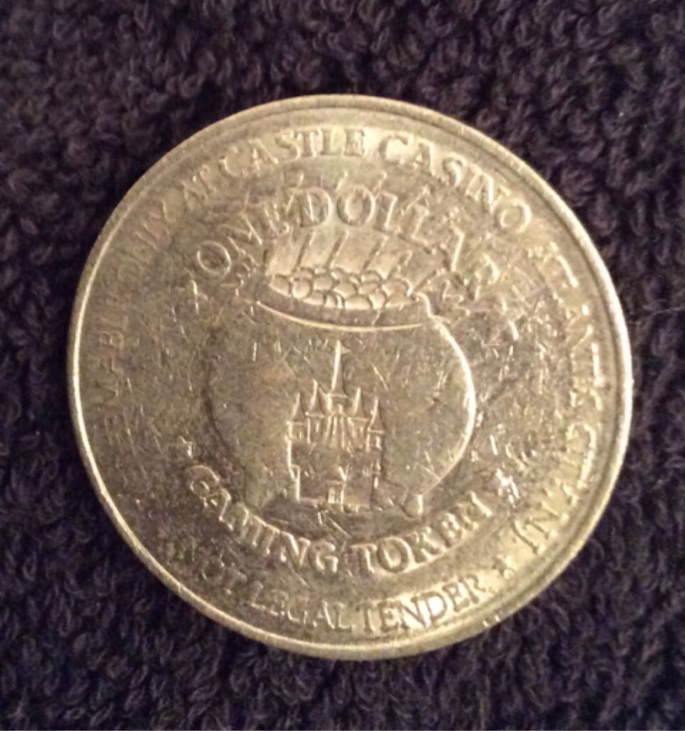 Trump Castle on Marina AC $1 Gaming Token  coin collectible - Main Image 2