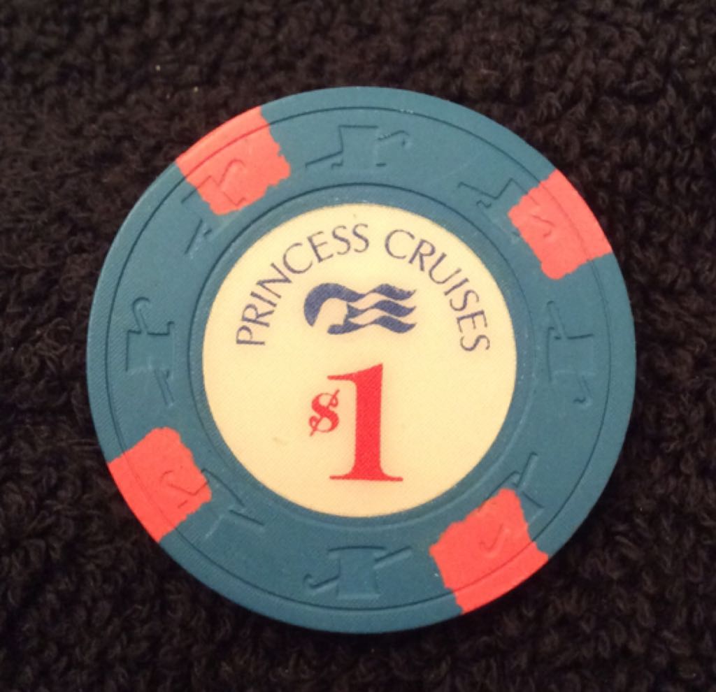 Princess Cruises $1 Casino Chip  coin collectible - Main Image 2