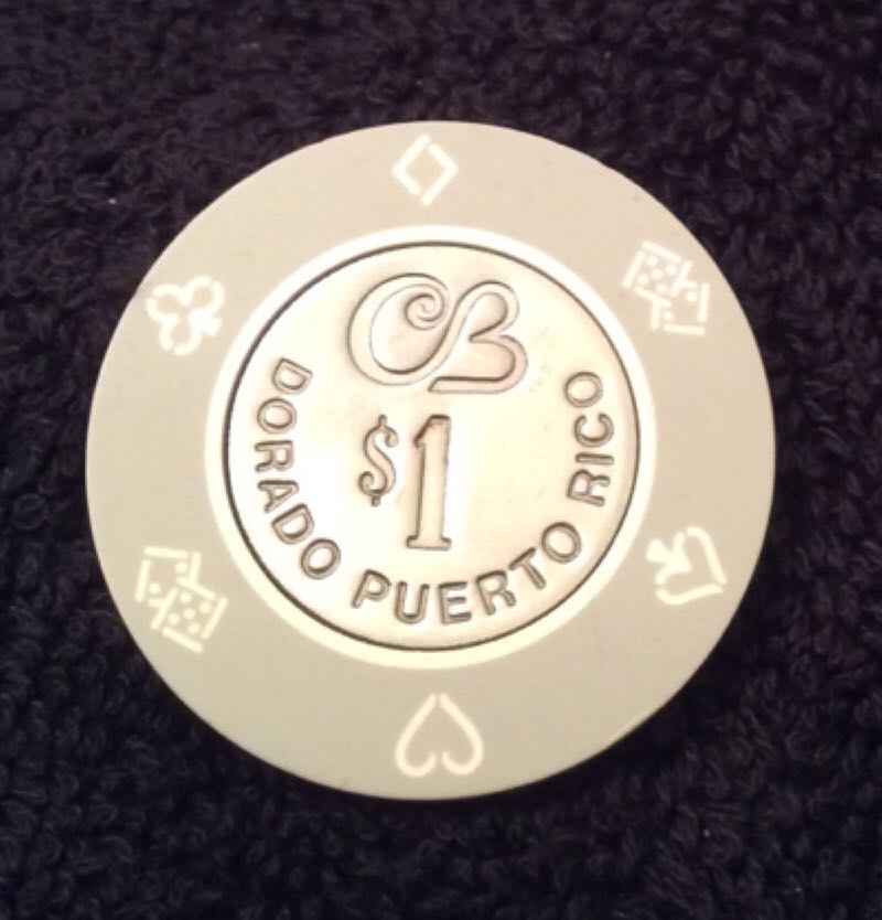 CB Cerromar Beach Dorado, Puerto Rico $1 Casino Chip  coin collectible - Main Image 2