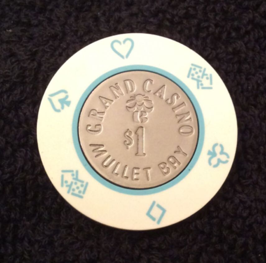 Grand Casino Mullet Bay $1 Casino Chip  coin collectible - Main Image 2