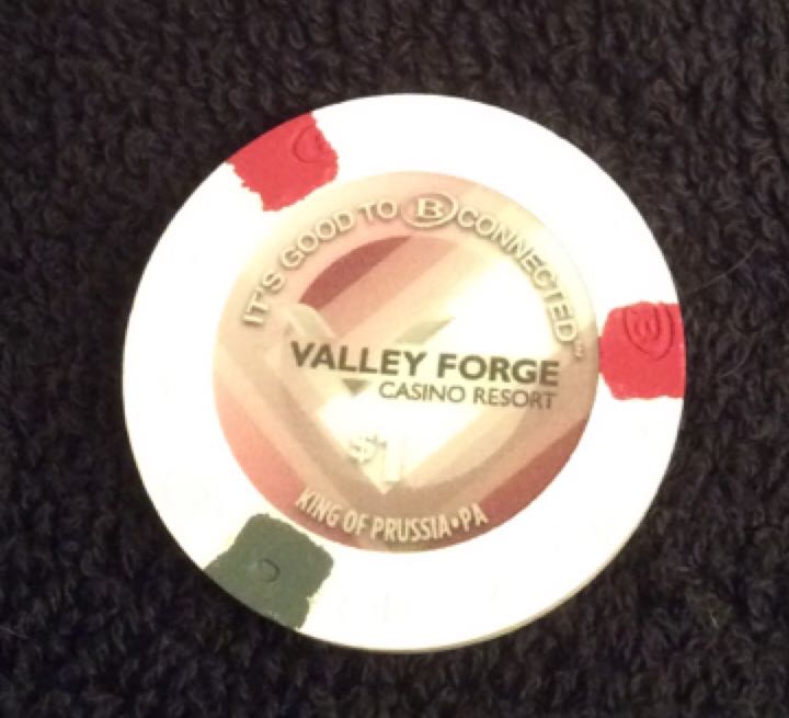 Valley Forge Casino Resort,King of Prussia, PA $1 Casino Chip  coin collectible - Main Image 2
