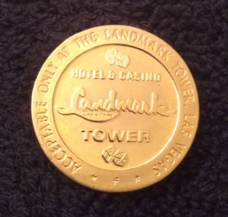 Landmark Tower LV Half Dollar Gaming Token  coin collectible - Main Image 2