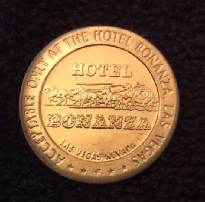Hotel Bonanza LV Half Dollar Gaming Token  coin collectible - Main Image 2