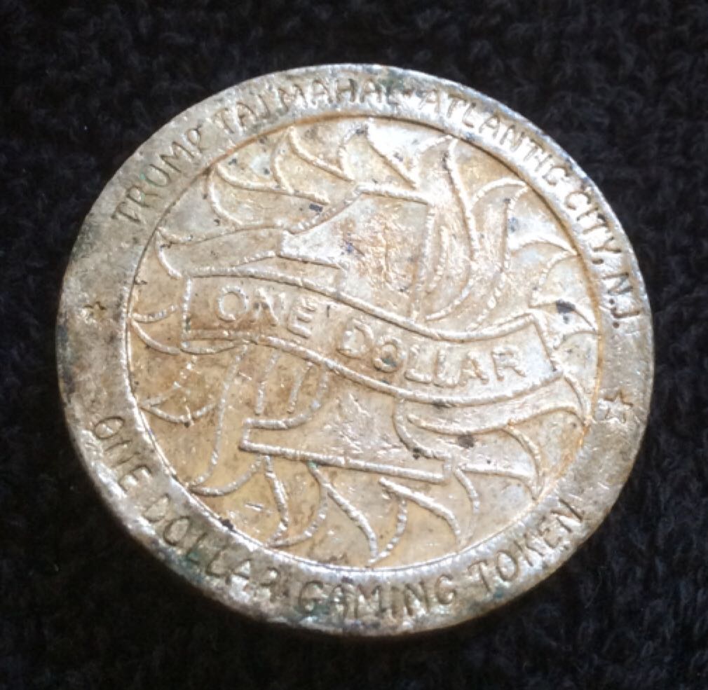Trump Taj Mahal AC $1 Gaming Token  coin collectible - Main Image 2