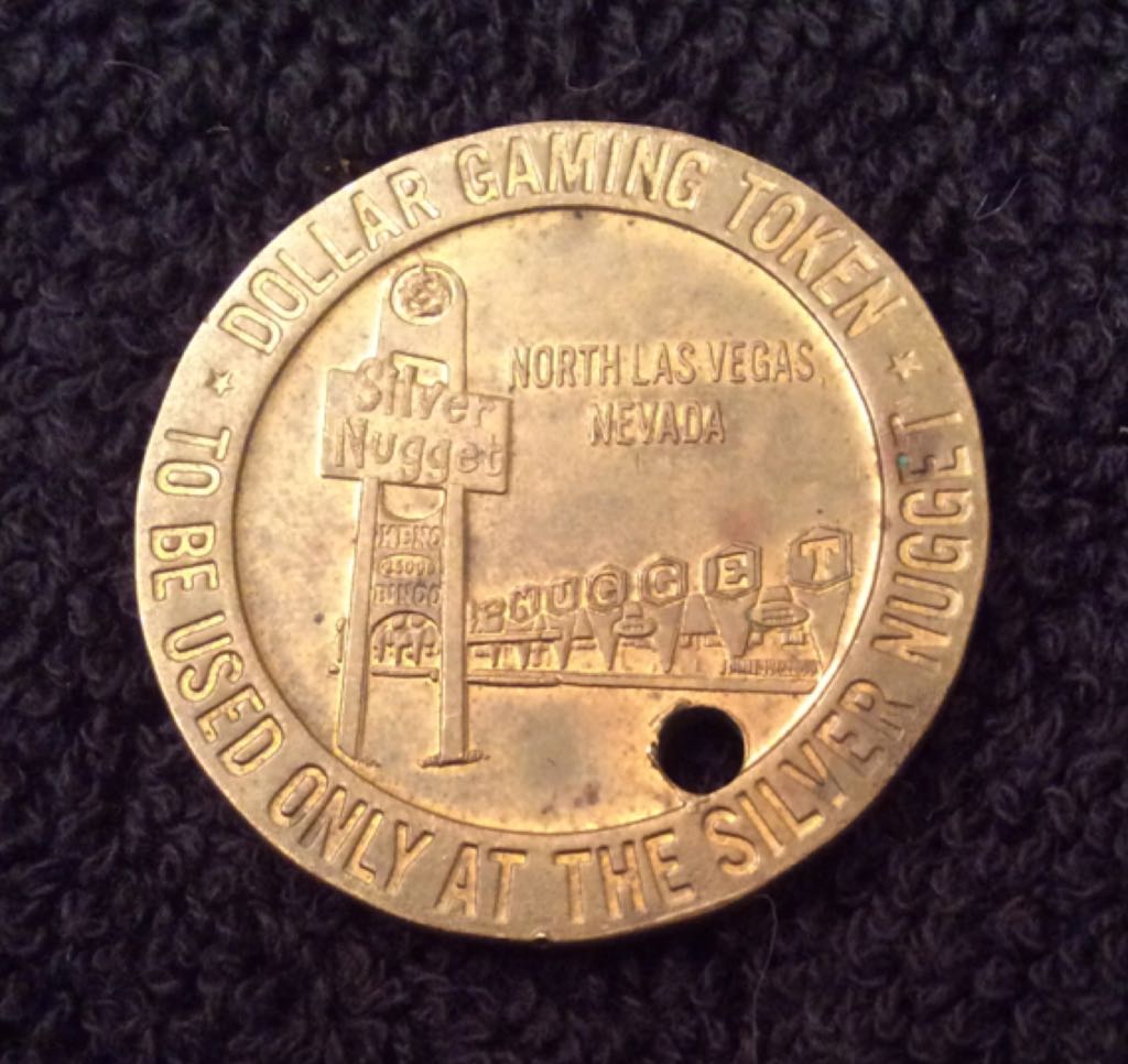 Silver Nugget Token $1 Gaming North Las Vegas, NV  coin collectible - Main Image 2