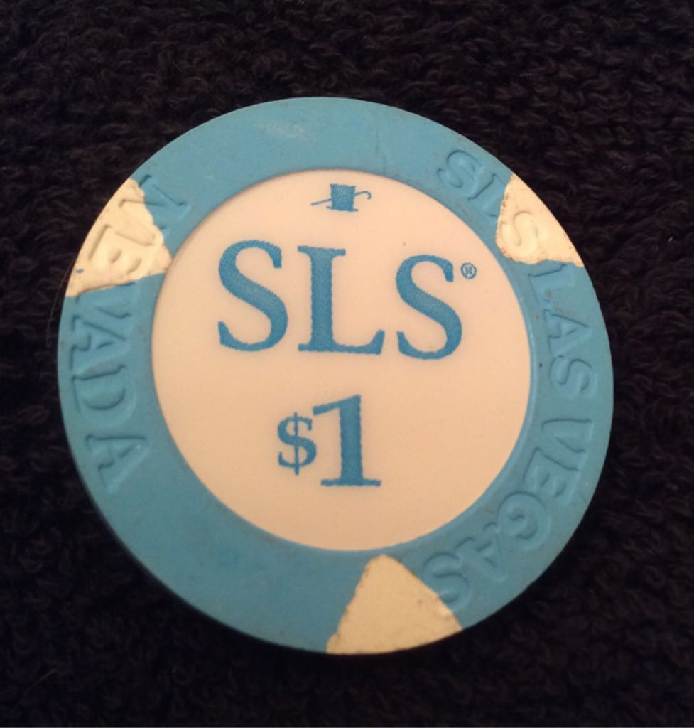 SLS LV $1 Casino Chip  coin collectible - Main Image 2