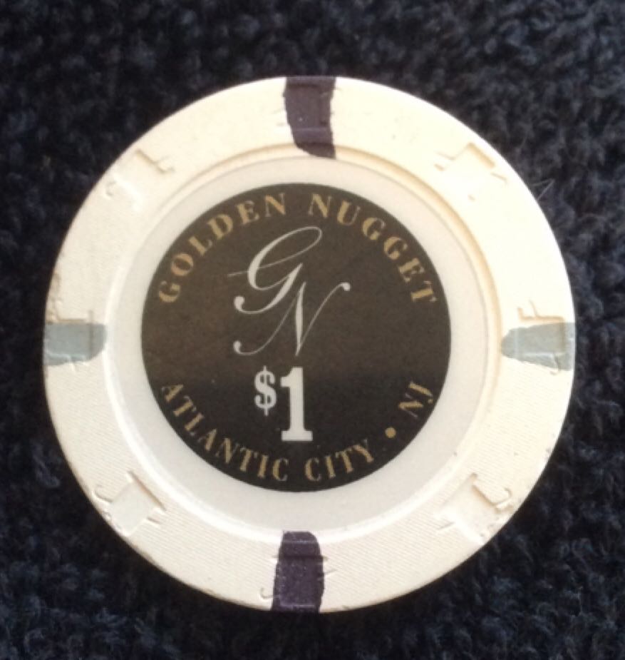 Golden Nugget AC $1 Casino Chip  coin collectible - Main Image 2