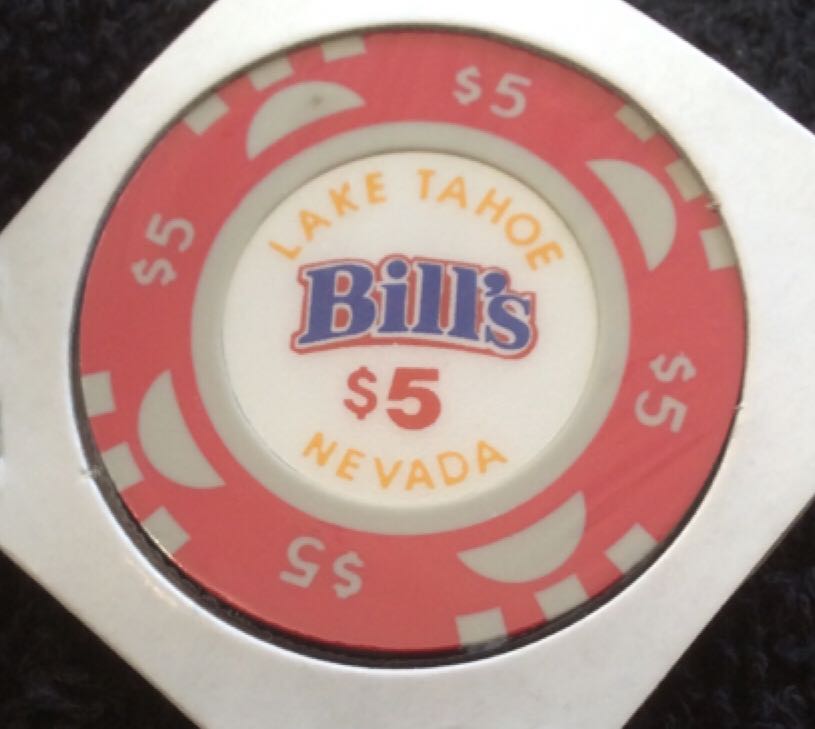 Bill’s Casino Lake Tahoe, NV $5 Casino Chip  coin collectible - Main Image 2