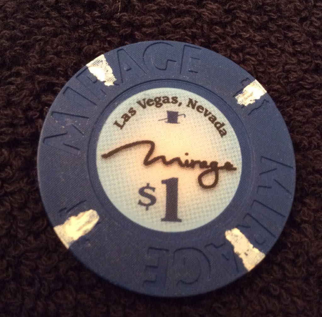 Mirage Hotel & Casino LV $1 Casino Chip  coin collectible - Main Image 2