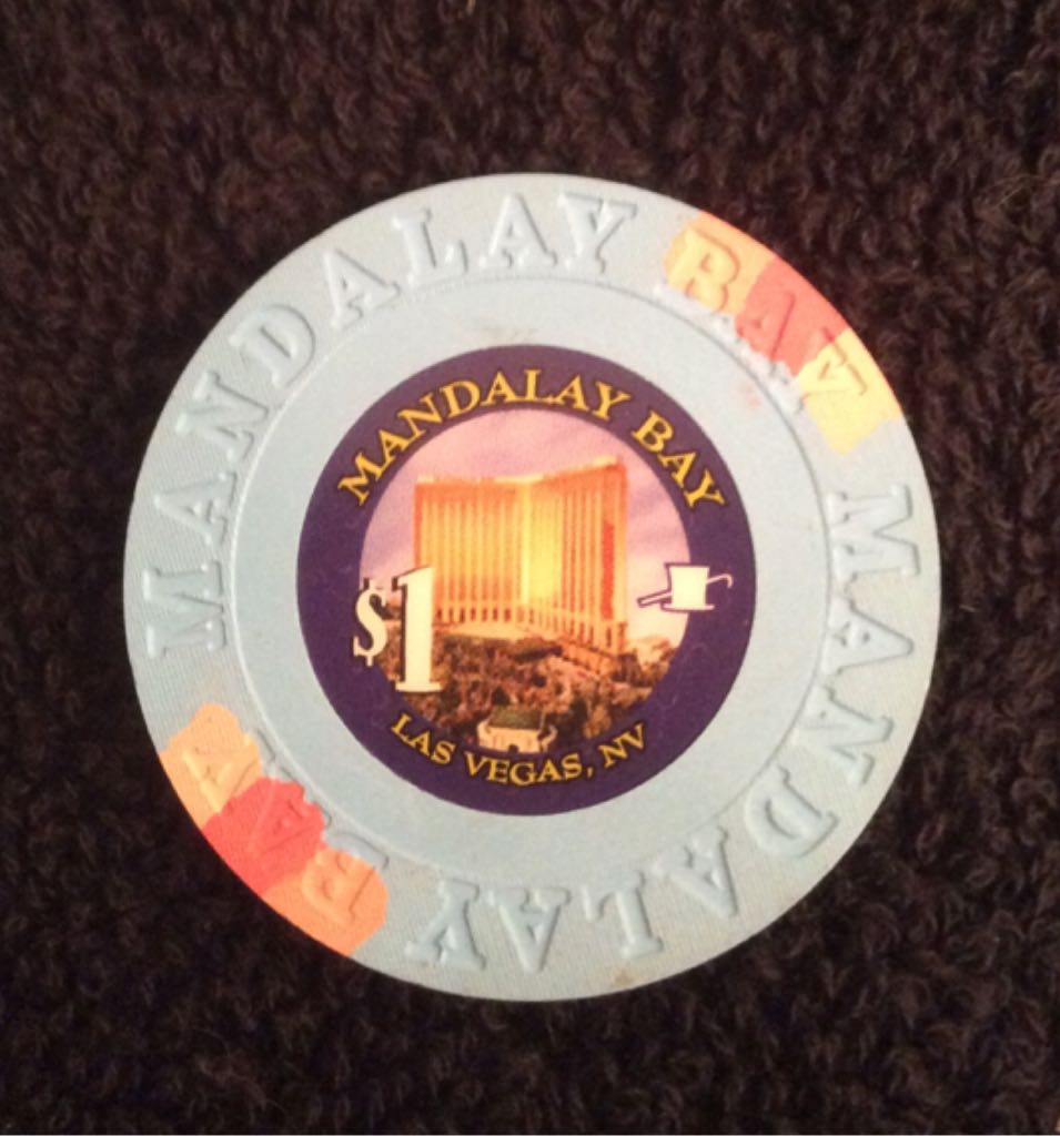 Mandalay Bay Hotel & Casino LV $1 Casino Chip  coin collectible - Main Image 2