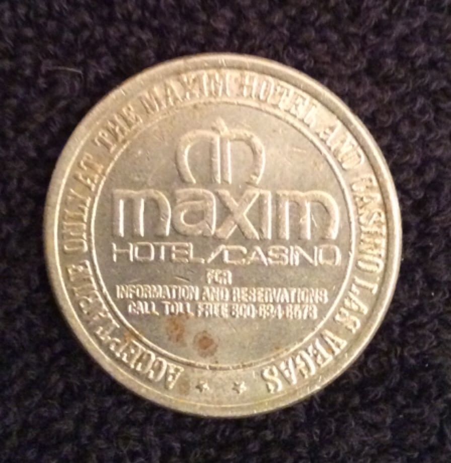 Maxim Hotel & Casino LV $1 Gaming Token  coin collectible - Main Image 2