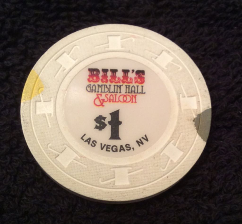 Bill’s Gamblin’ Hall & Saloon LV $1 Casino Chip  coin collectible - Main Image 2
