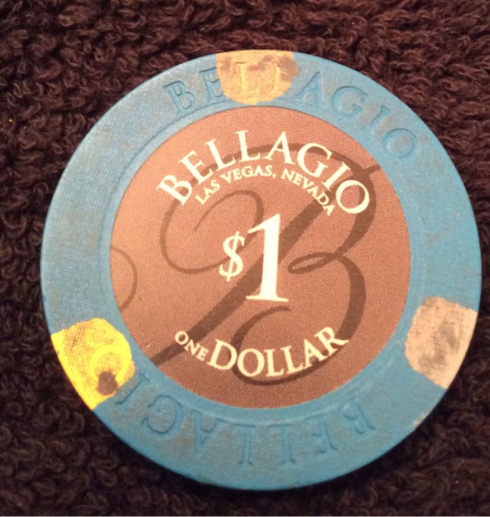 Bellagio Hotel & Casino LV $1 Casino Chip  coin collectible - Main Image 2