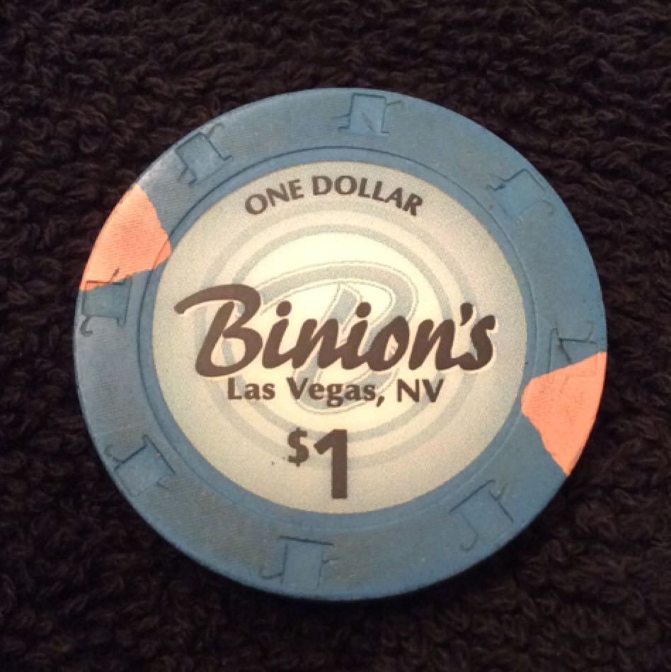 Binion’s LV $1 Casino Chip  coin collectible - Main Image 2