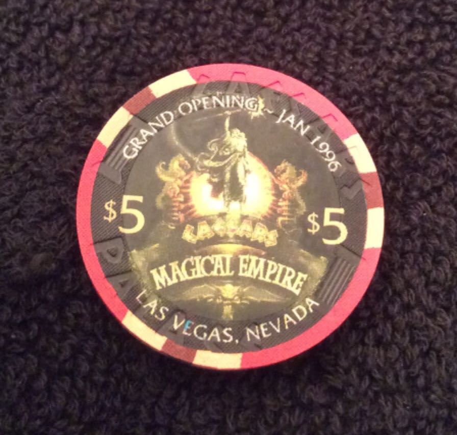 Caesars LV Grand Opening Magical Empire $5 Casino Chip  coin collectible - Main Image 2
