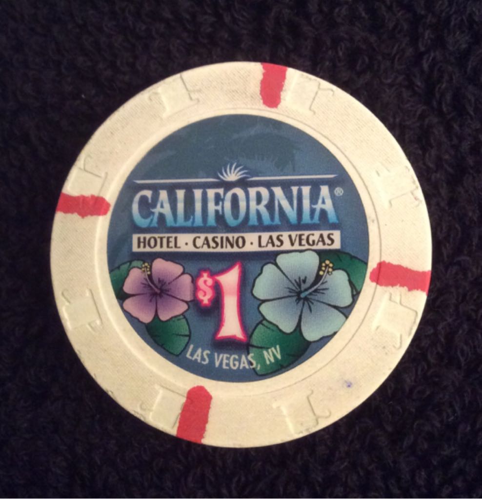 California Hotel LV $1 Casino Chip  coin collectible - Main Image 2