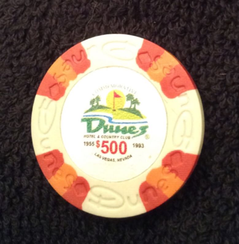 Dunes Commemorative LV $500 Casino Chip  coin collectible - Main Image 2