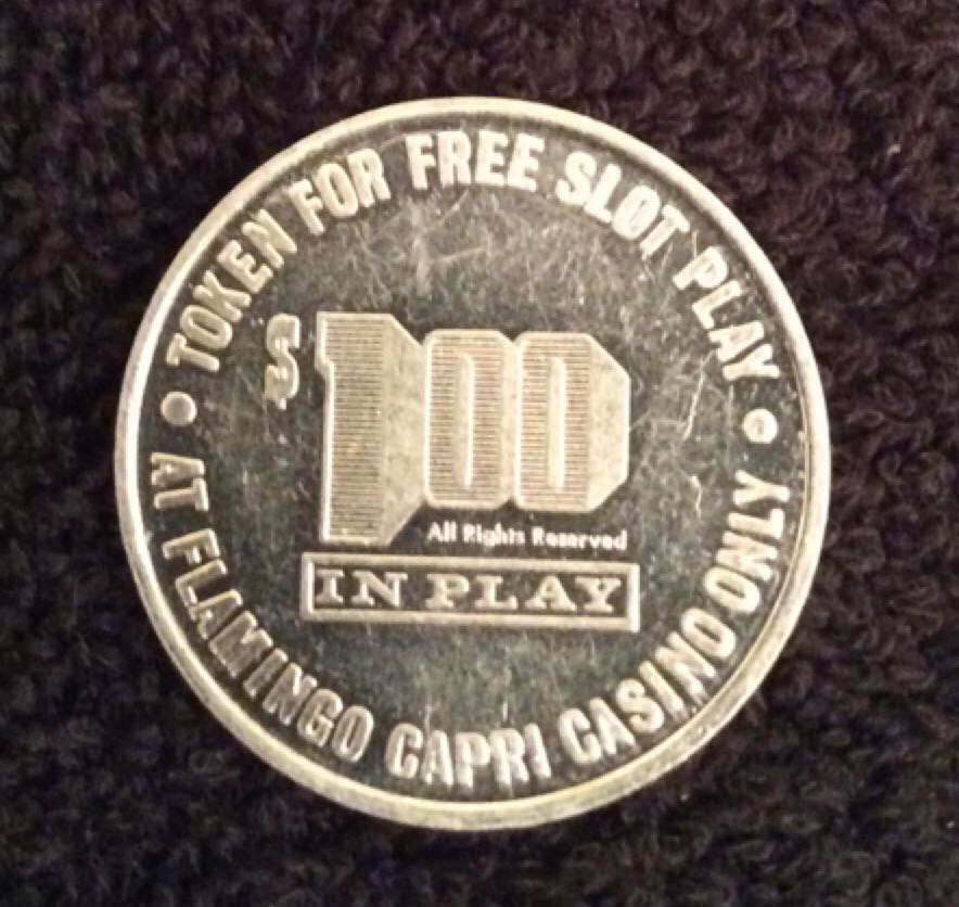 Flamingo Capri LV $1 Casino Token  coin collectible - Main Image 2