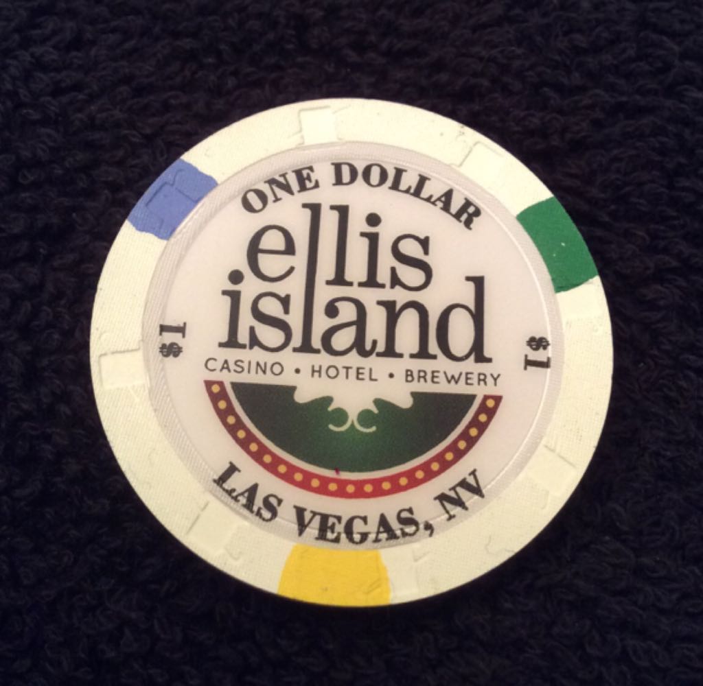 Ellis Island LV $1 Casino Chip  coin collectible - Main Image 2