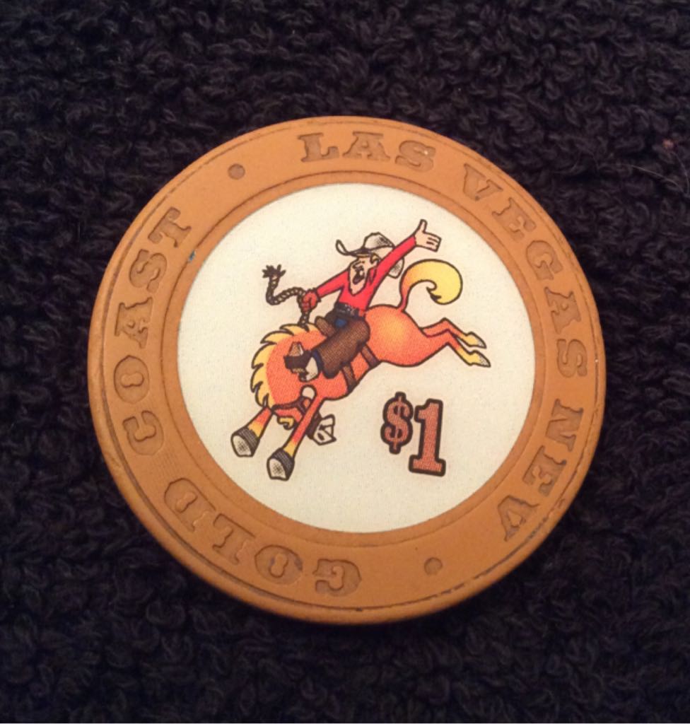 Gold Coast LV $1 Casino Chip  coin collectible - Main Image 2