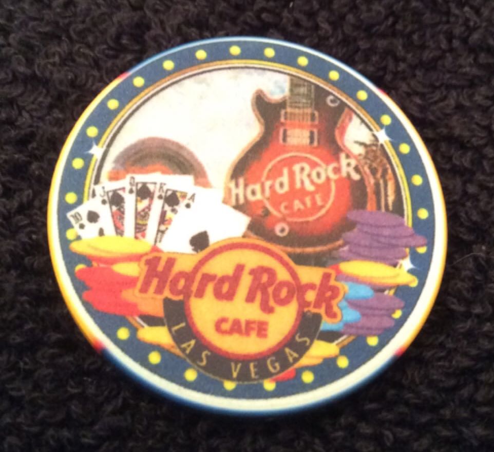 Hard Rock Cafe LV Casino Chip  coin collectible - Main Image 2